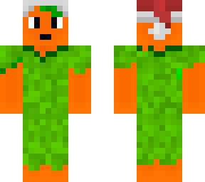orange christmas head