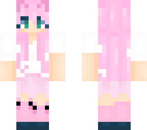 pink cat girl basic