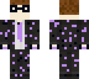 purple suit man