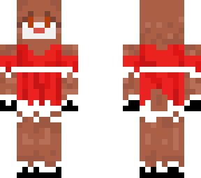 reaindeer in santa dress