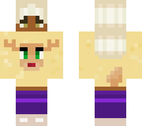 reindeer sweater with socks [female]