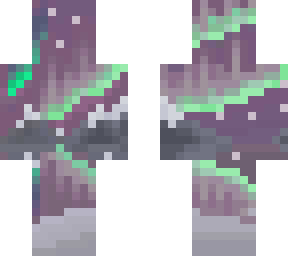 **the aurora night** pixel art