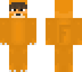 a guy in a fox costume