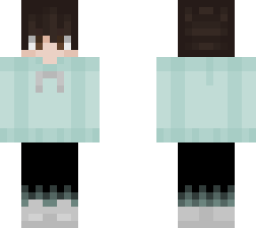 aqua flame sweater