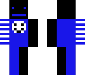 black blue skin