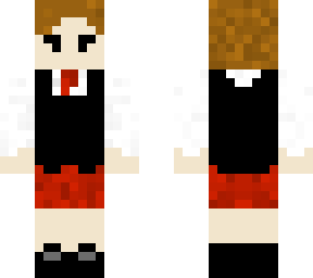 ginger anrogynous suit
