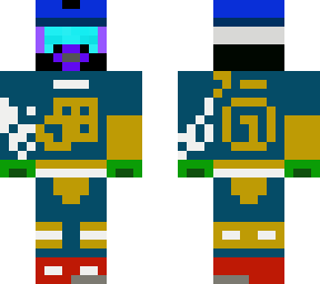 kask niebieski
