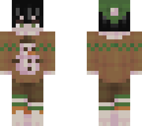my oc in the "winter again // androgynous" outfit.