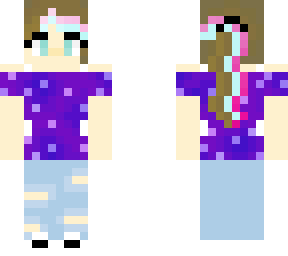 my oc with ponytail