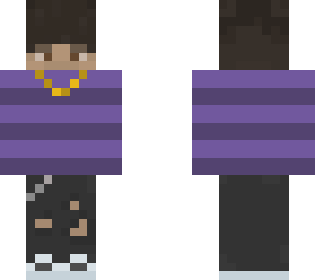 purple shirt guy
