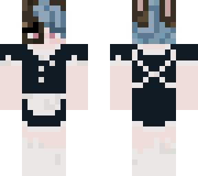 sloths skin in a maid dress