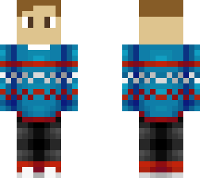 boy in christmas sweater