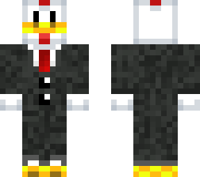 chicken in suit