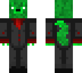 emerald wolf in suit (tail edition)