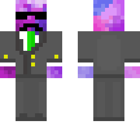 galaxy mustache suit man