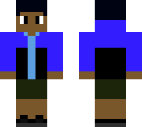 jay with a blue shirt