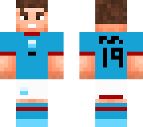 Julian lvarez Camiseta titular City | Minecraft Skin