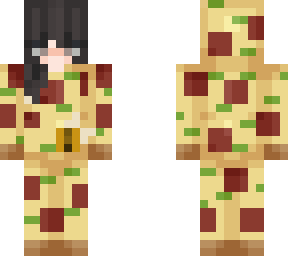 piza with short hair (add)