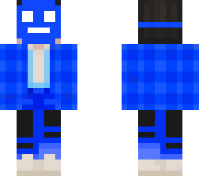 plaid boy with mask