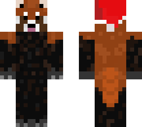 santa red panda