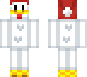 chicken with santa hat