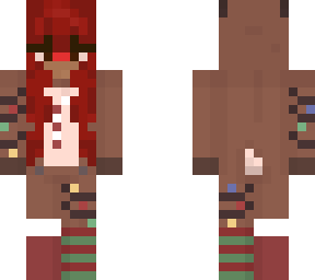 christmas red hair girl