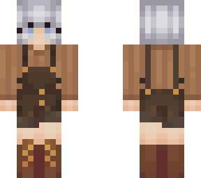 cute sweater but with white hair!