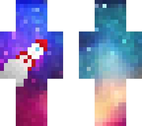 rocket across space
