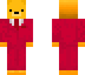 suited pooh bear