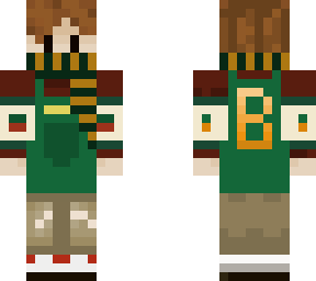 blaze (market apron and christmas sweater)