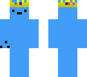 blue skin techno crown