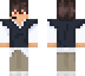 random character with a gilet