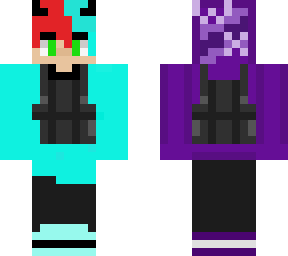 red and blue emo