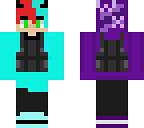 red and blue emo