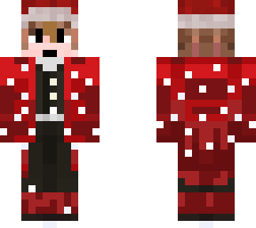 redken skin santa hat+red kimono