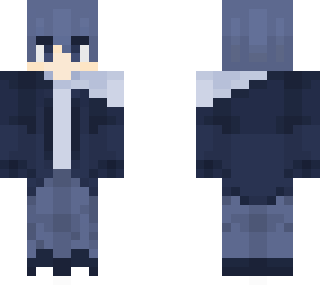 boy with blue jacket