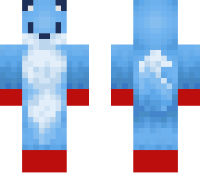 christmas blue fox