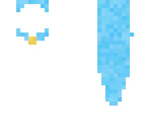 cozy ice blue winter cape