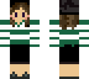 green and white