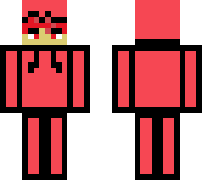 red hoodie