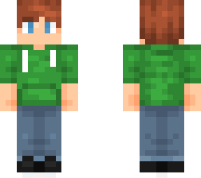 green hoodie with rolled up sleeves