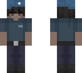 minecraft security skin in server roleplay