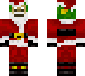 singe vert noel