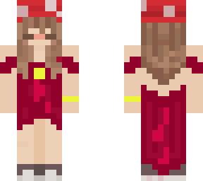 mushroom girl dress