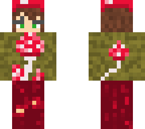mushroom sweater and hat