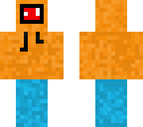 orange hoodie