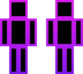 purple gradient outline with black inside