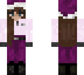 purple winter equestrian <3