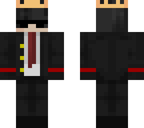 red men in black