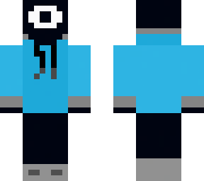 seek in a blue hoodie